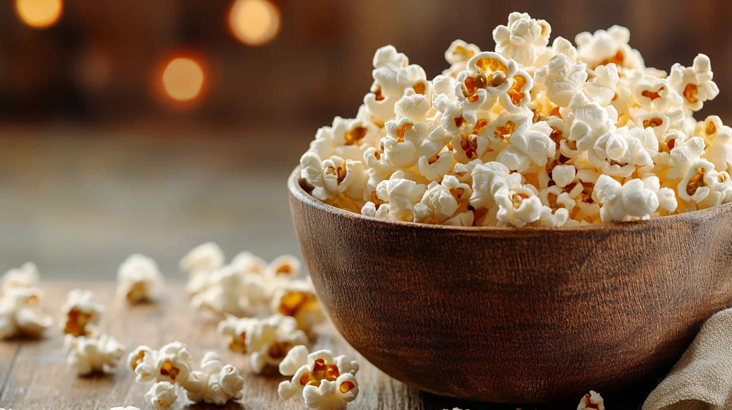 Popcornia kulhossa terveellisenä täysjyvävälipalana