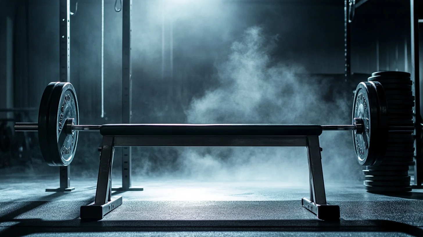 Penkkipunnerrus modernissa kuntosalissa voimaharjoittelua varten