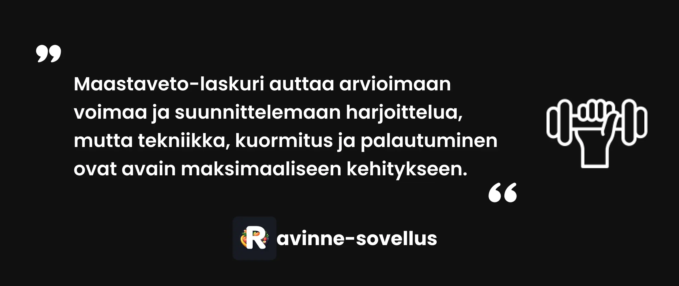 Maastaveto laskuri auttaa arvioimaan voimaa ja suunnittelemaan harjoittelua, mutta tekniikka, kuormitus ja palautuminen ovat avain maksimaaliseen kehitykseen.